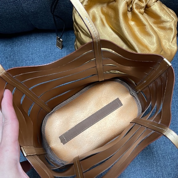 Francesco Biasia Cage Leather Tote - Picture 11 of 14